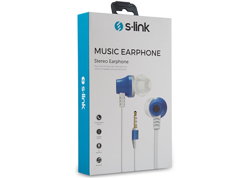 S-link SL-KU150 Mobile Phone Whıte/Pınk Headset 