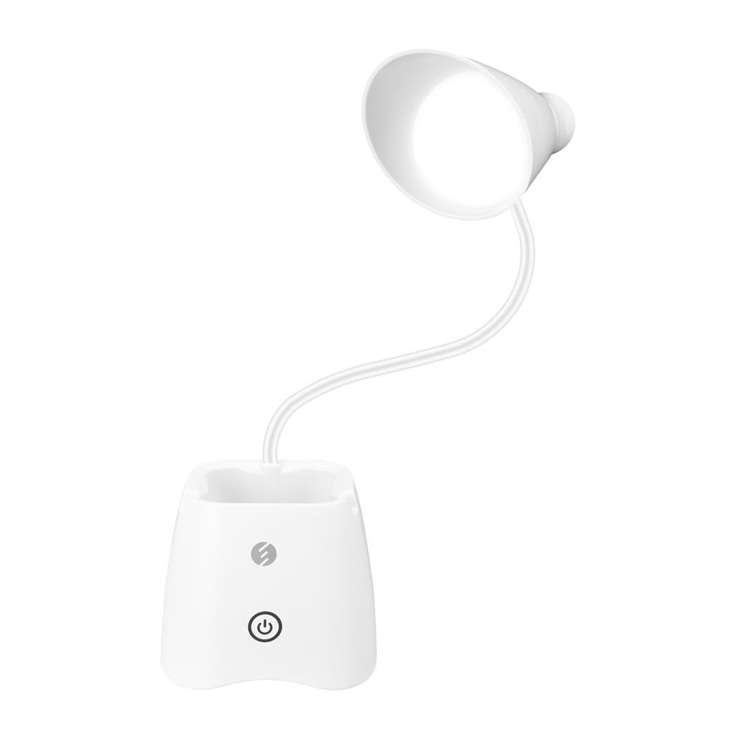 S-link SL-M9052 Beyaz 14 Ledli 3V 500mAh Kalemlikli Masa Lambası