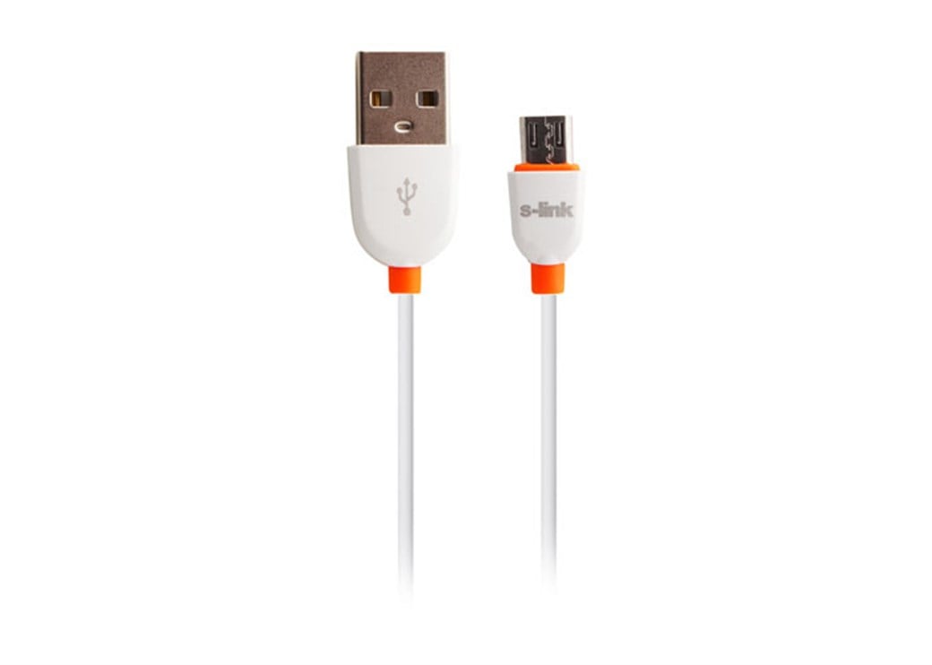 S-link SLP-505 Micro Usb White Data + Charging Cab