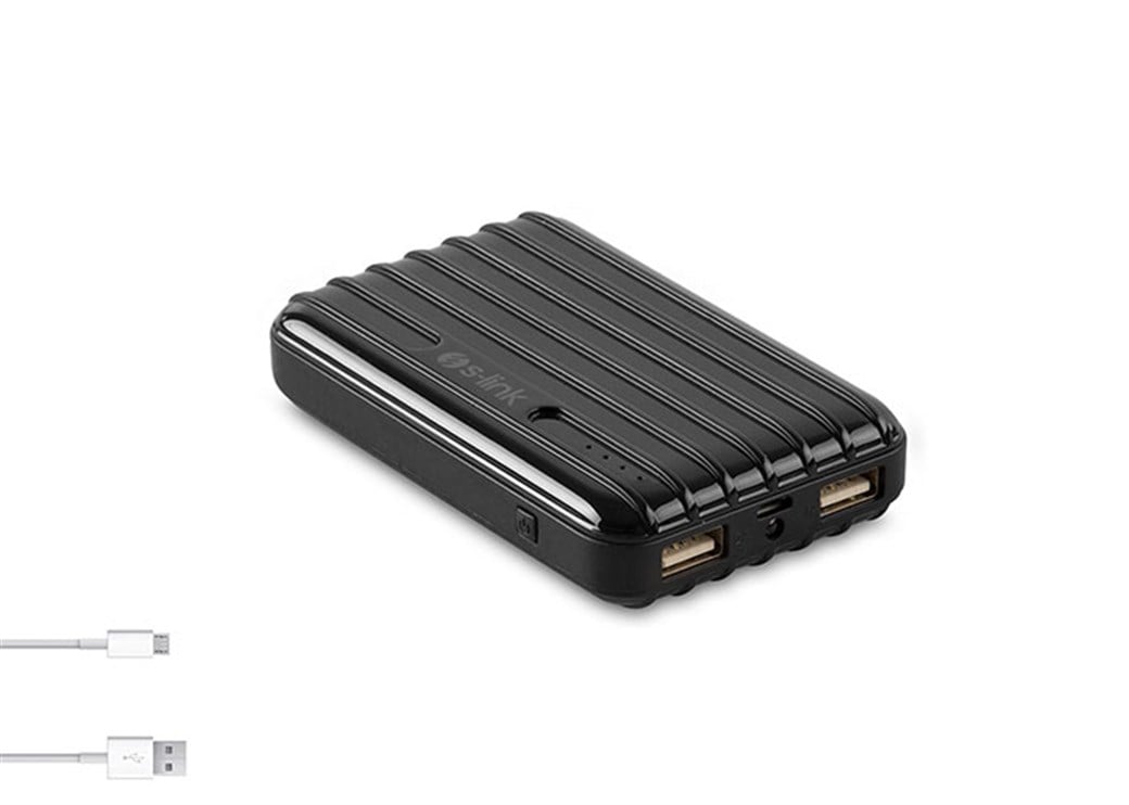 S-Link Swapp IP-T58 7800mAh 1A/2.1A 2*Usb Siyah Ta