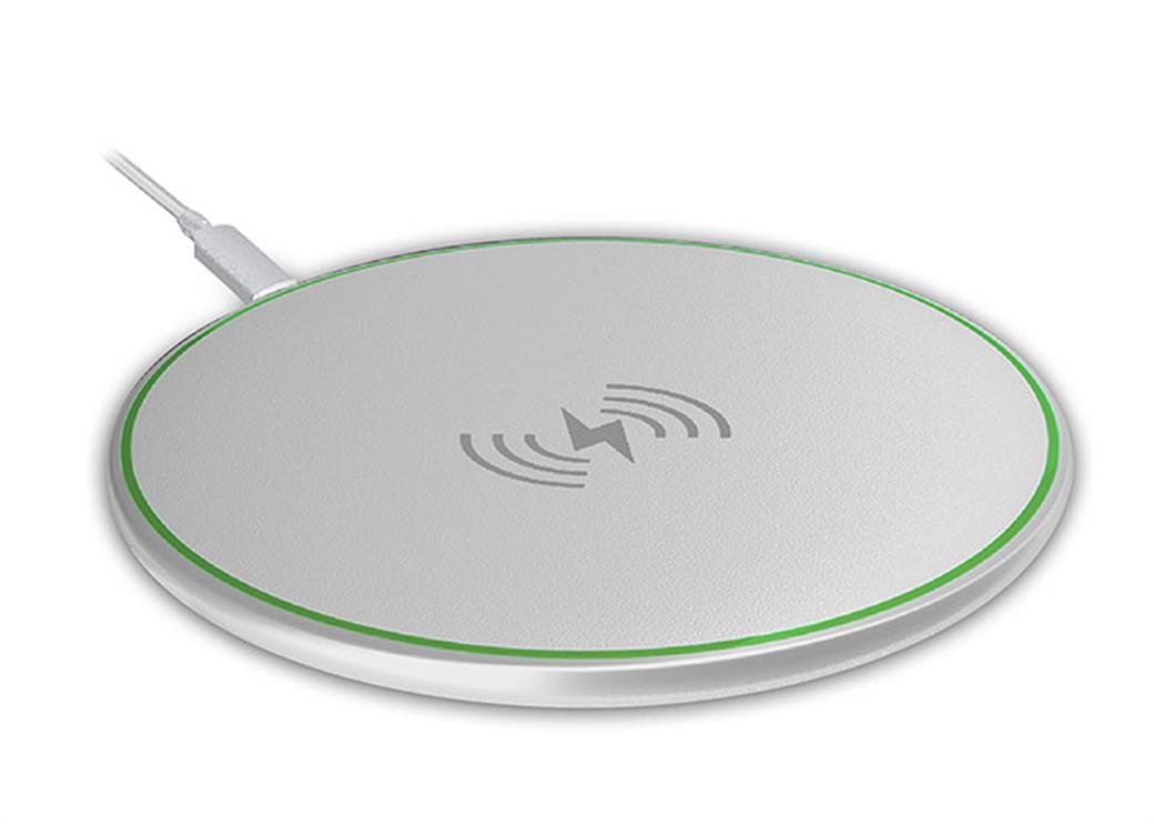 S-Link Swapp SW-CWF80 QI Sertifikalı 10W 5V/2A- 9V/1.1A Beyaz Kablosuz Şarj Cihazı