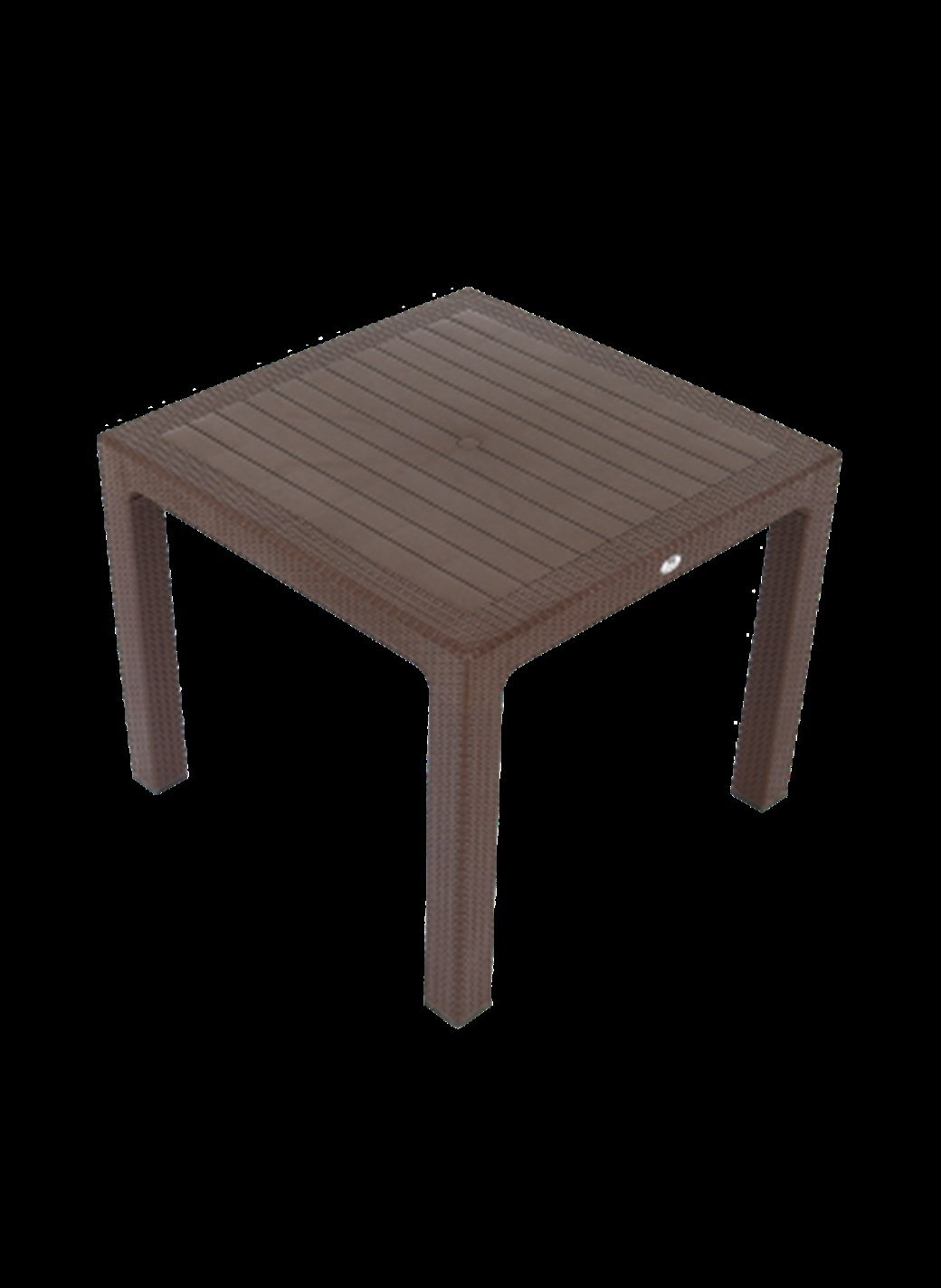 SAĞLAM 224 90X90 ELİT RATTAN 90X90 CAMLI MASA