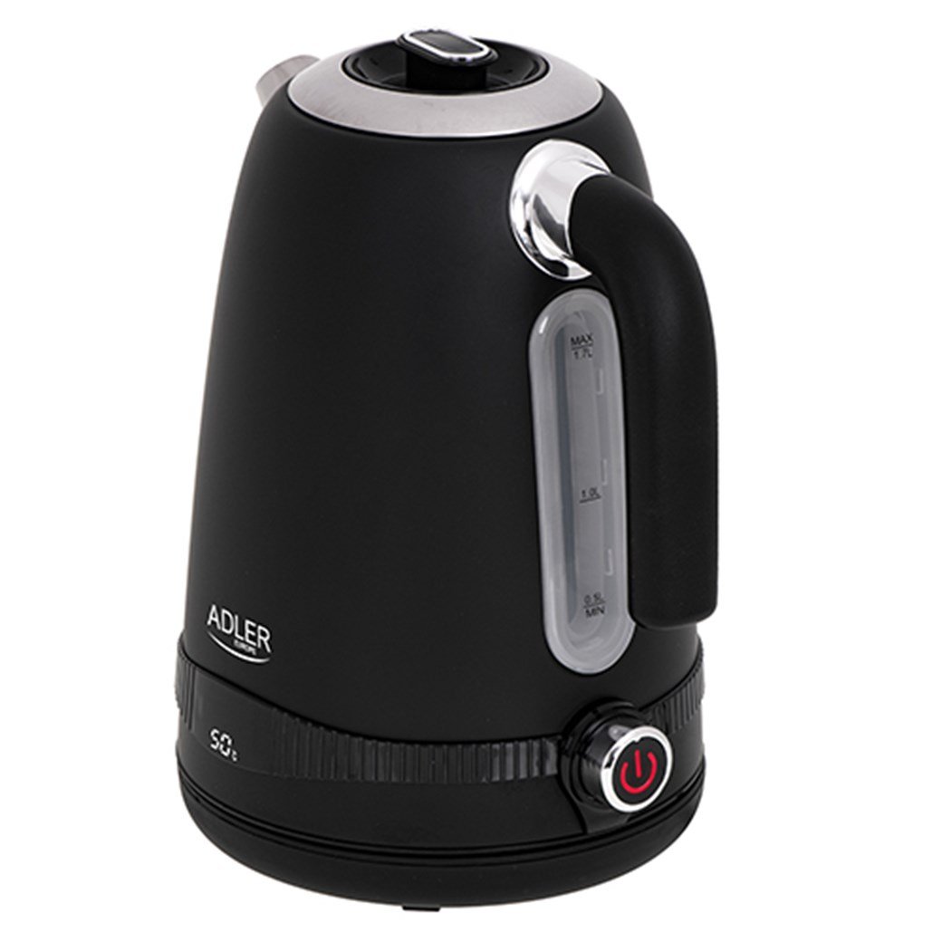 SATİN BLACK KETTLE 1,7L WİTH LCD DİSPLAY