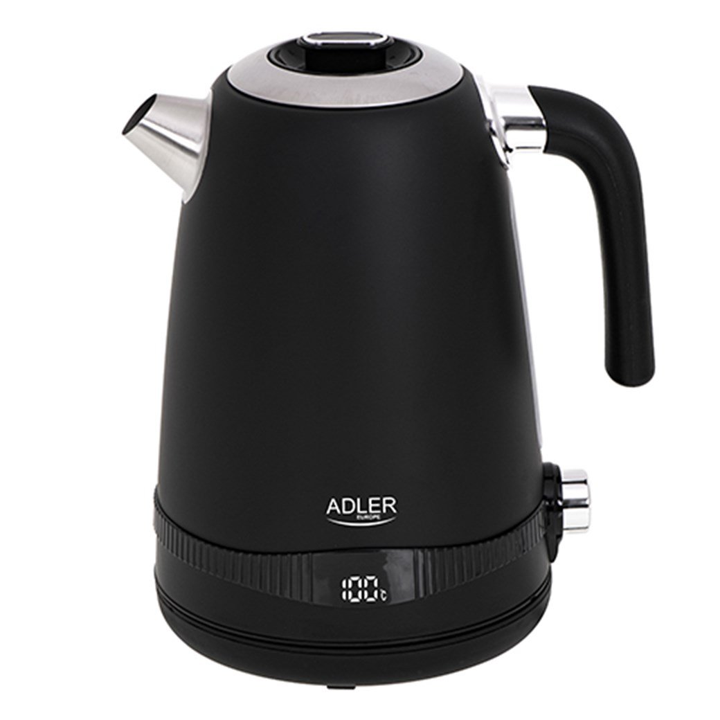 SATİN BLACK KETTLE 1,7L WİTH LCD DİSPLAY