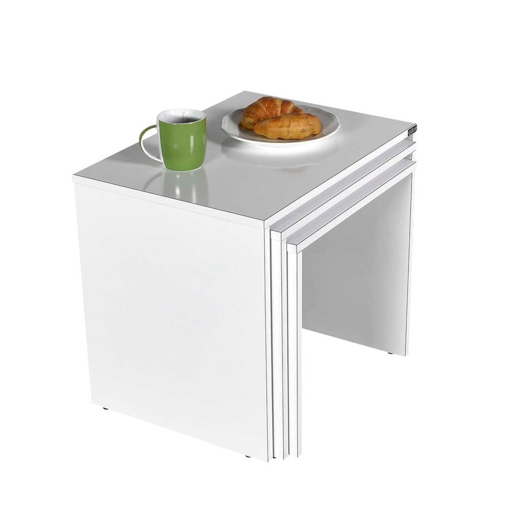 SHP-103-PP-1 ADR ZİGON MASA BEYAZ 55X47X40 CM