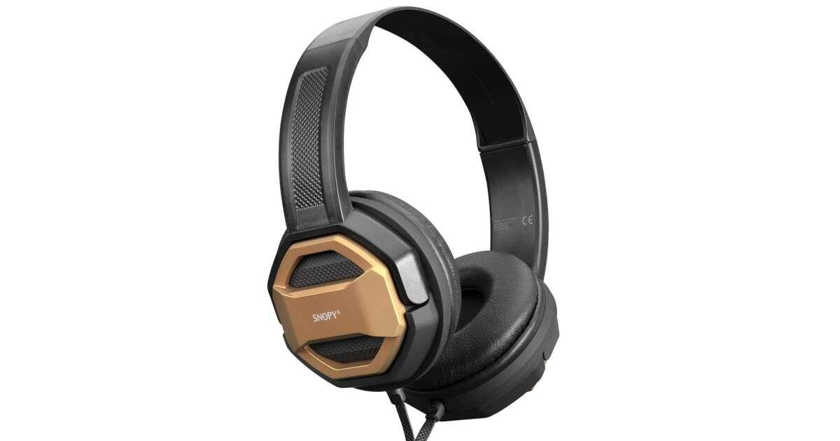 Snopy SN-101 BONNY Gold PCTelefon Mikrofonlu Kulaklık