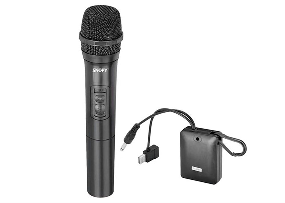 Snopy SN-V33 Black VHF Wireless Handheld Microphon