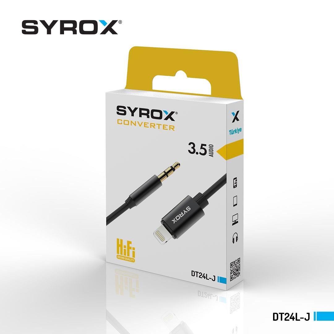 SYROX DT24L-J 3.5A AUDIO LIGHTNING ÇEVİRİCİ