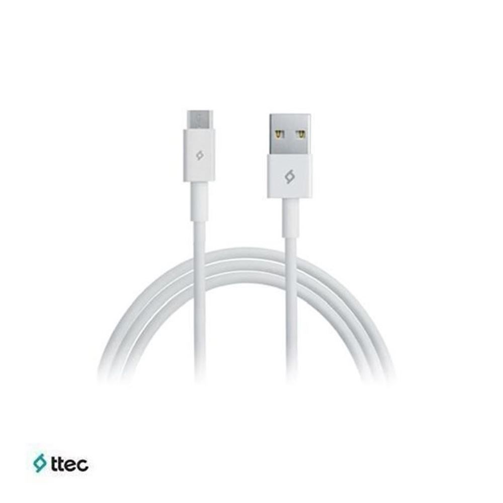 TTEC 2DK7510B Micro Usb Data Kablosu Beyaz    