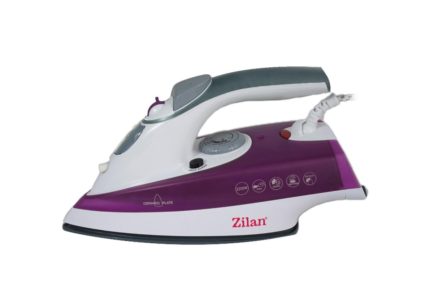 ZİLAN ZLN8083 SERAMİK TABANLI ÜTÜ (LİLA)