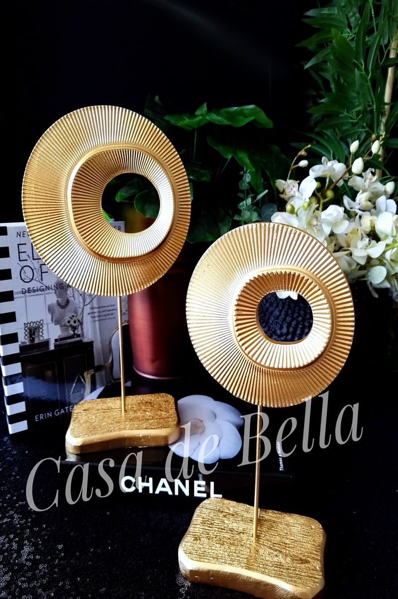  2 li Dekoratif Aksesuar-Gold