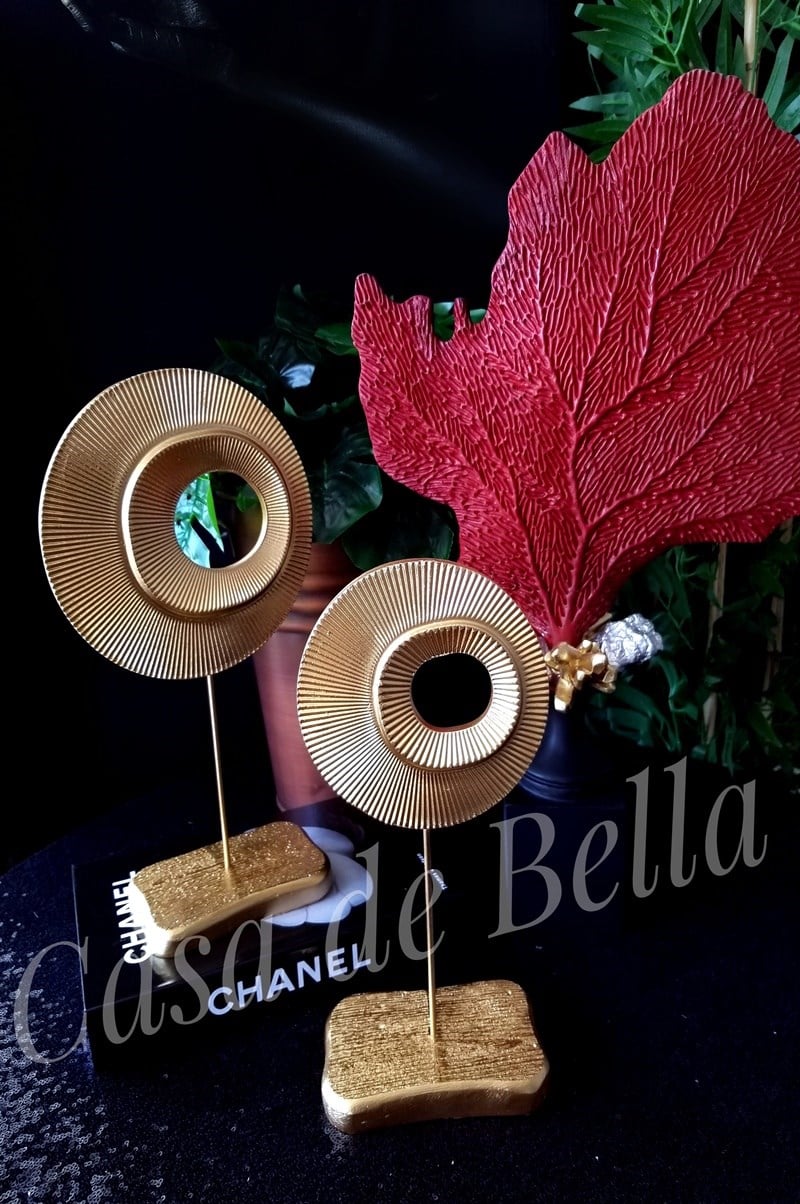  2 li Dekoratif Aksesuar-Gold