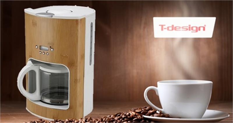 T-Design Bamboo Kahve Makinesi