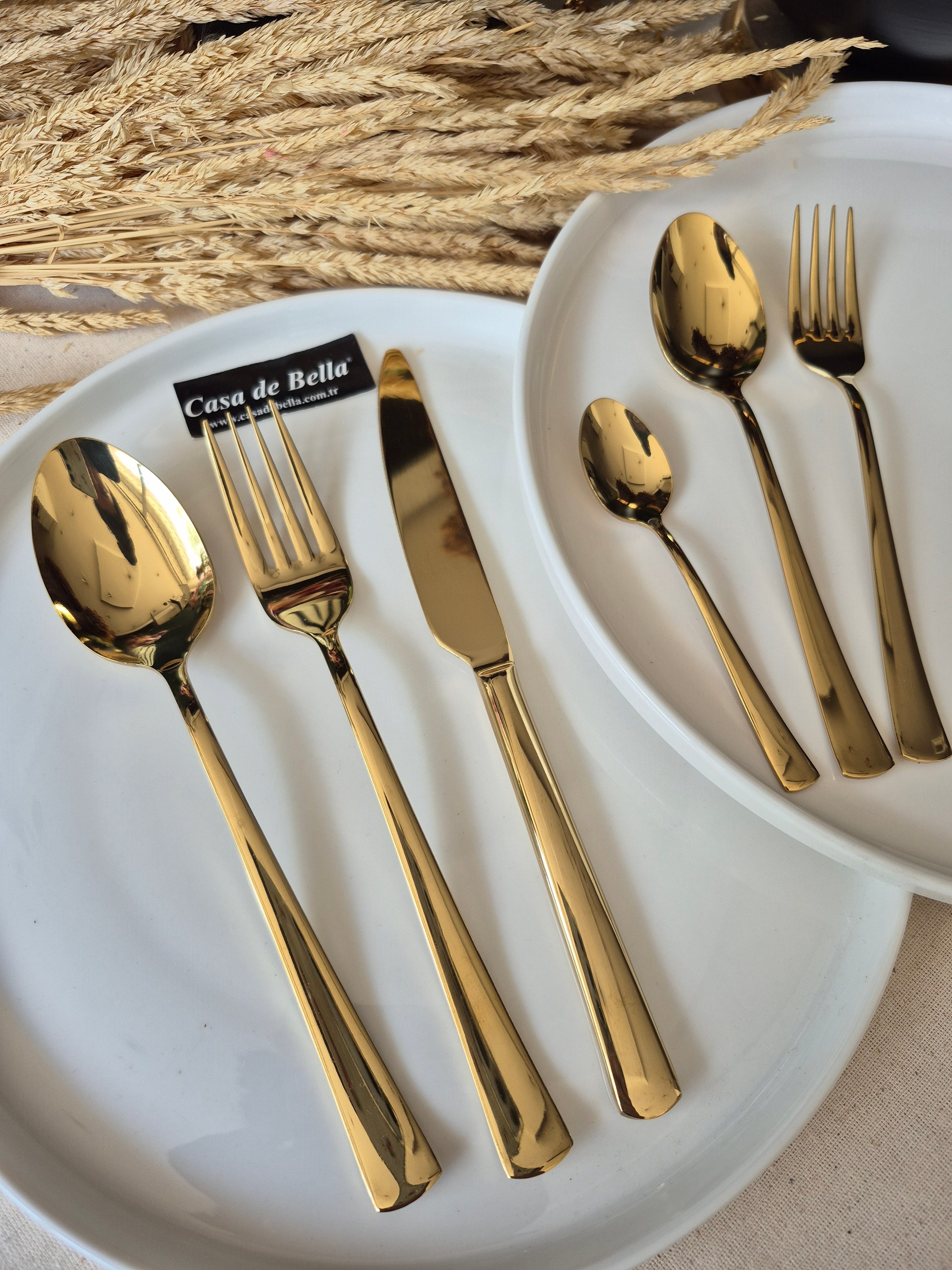 36 Parça Gold  Çatal Bıçak Takımı 