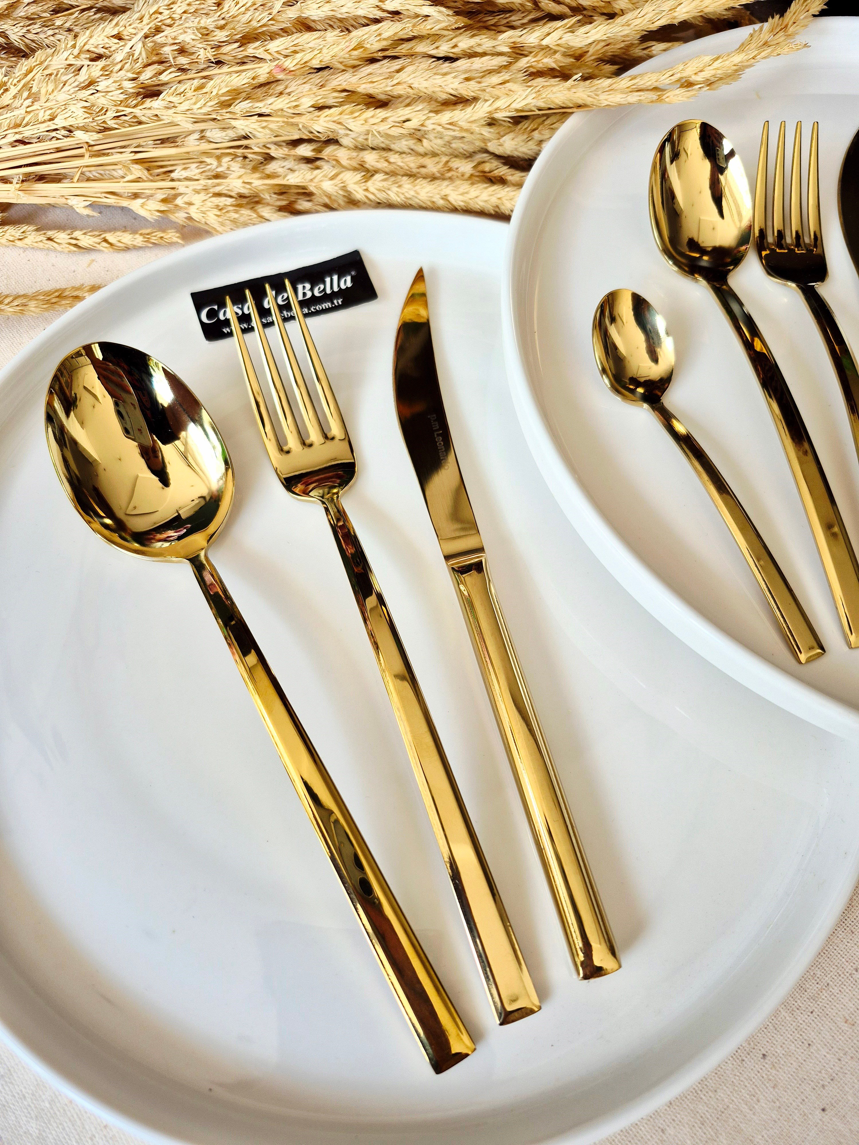 42 Parça Genova Gold  Çatal Bıçak Takımı 