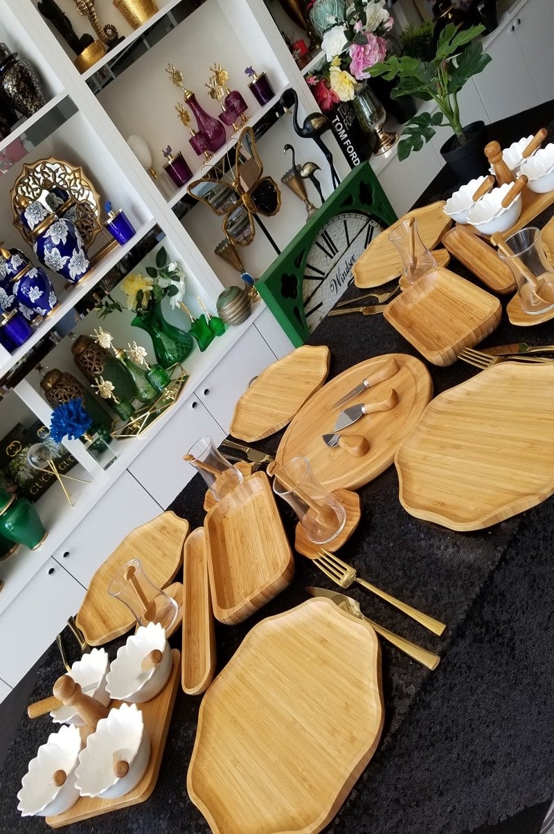 48 Parça Bambu Kahvaltı Takımı