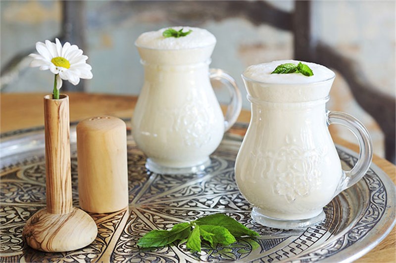Lav 2'li Kulplu Ayran Bardağı