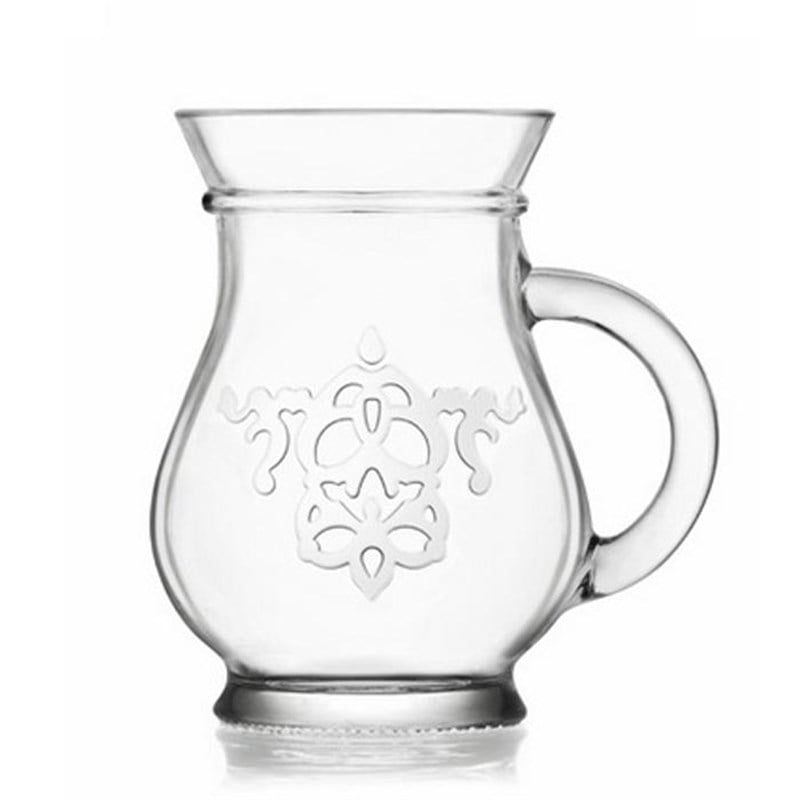 Lav 2'li Kulplu Ayran Bardağı