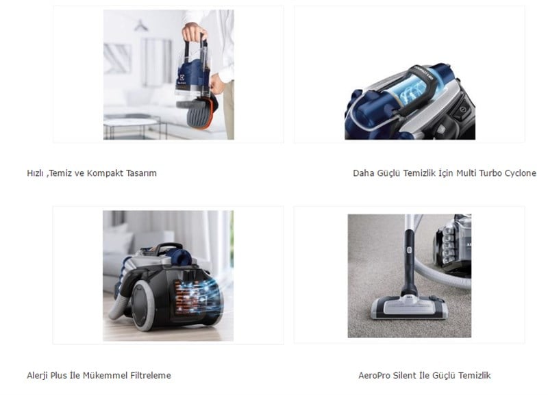 Electrolux Ultra Captic Zuchardftr 700W Elektrikli Süpürge