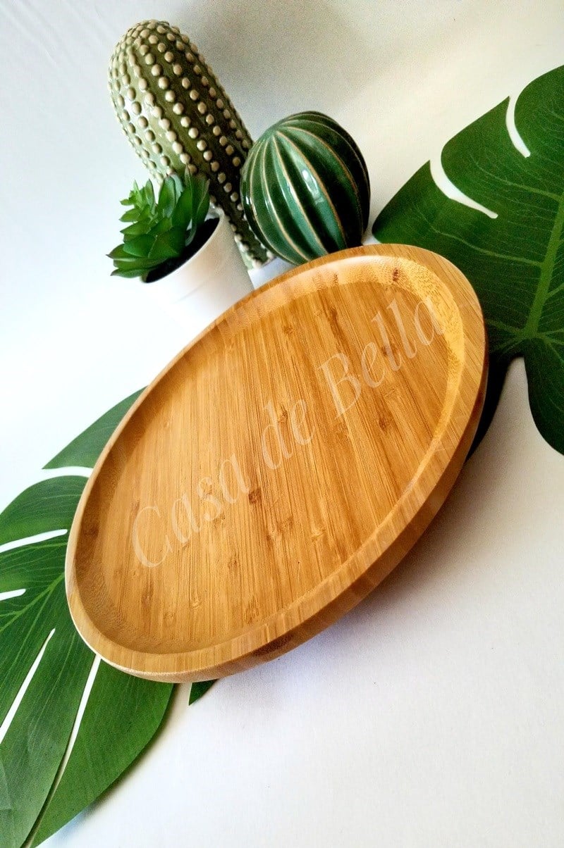 Bambu 25 cm Servis Tabağı
