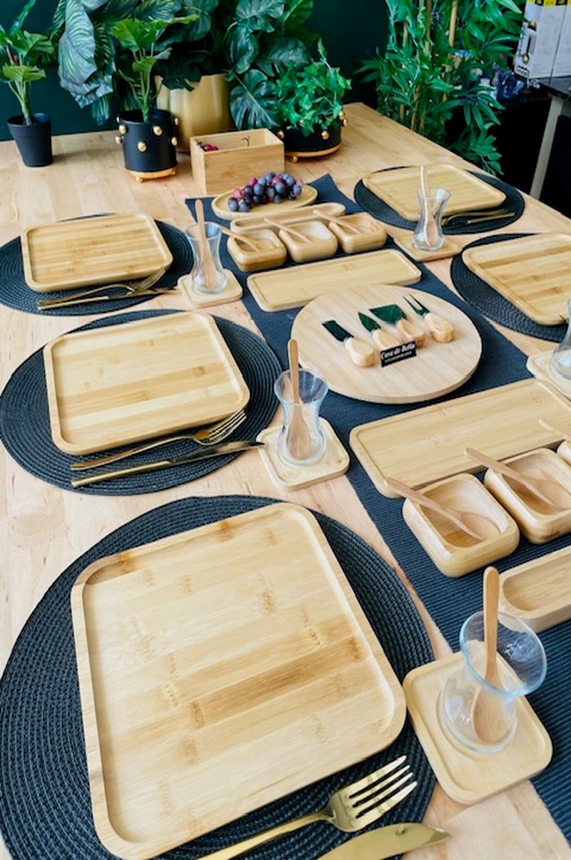 Bambu 42 Parça 6 Kişilik Kahvaltı Takımı