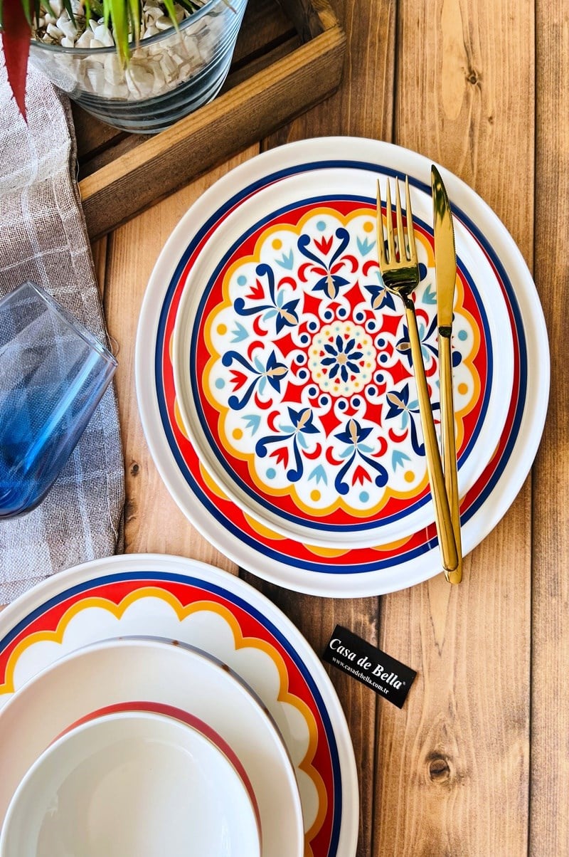 BOHEM BONE MODERN 24 PARÇA 6 KİŞİLİK YEMEK TAKIMI
