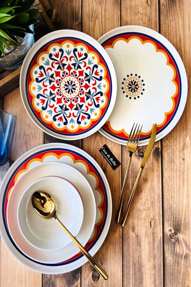 BOHEM BONE MODERN 24 PARÇA 6 KİŞİLİK YEMEK TAKIMI