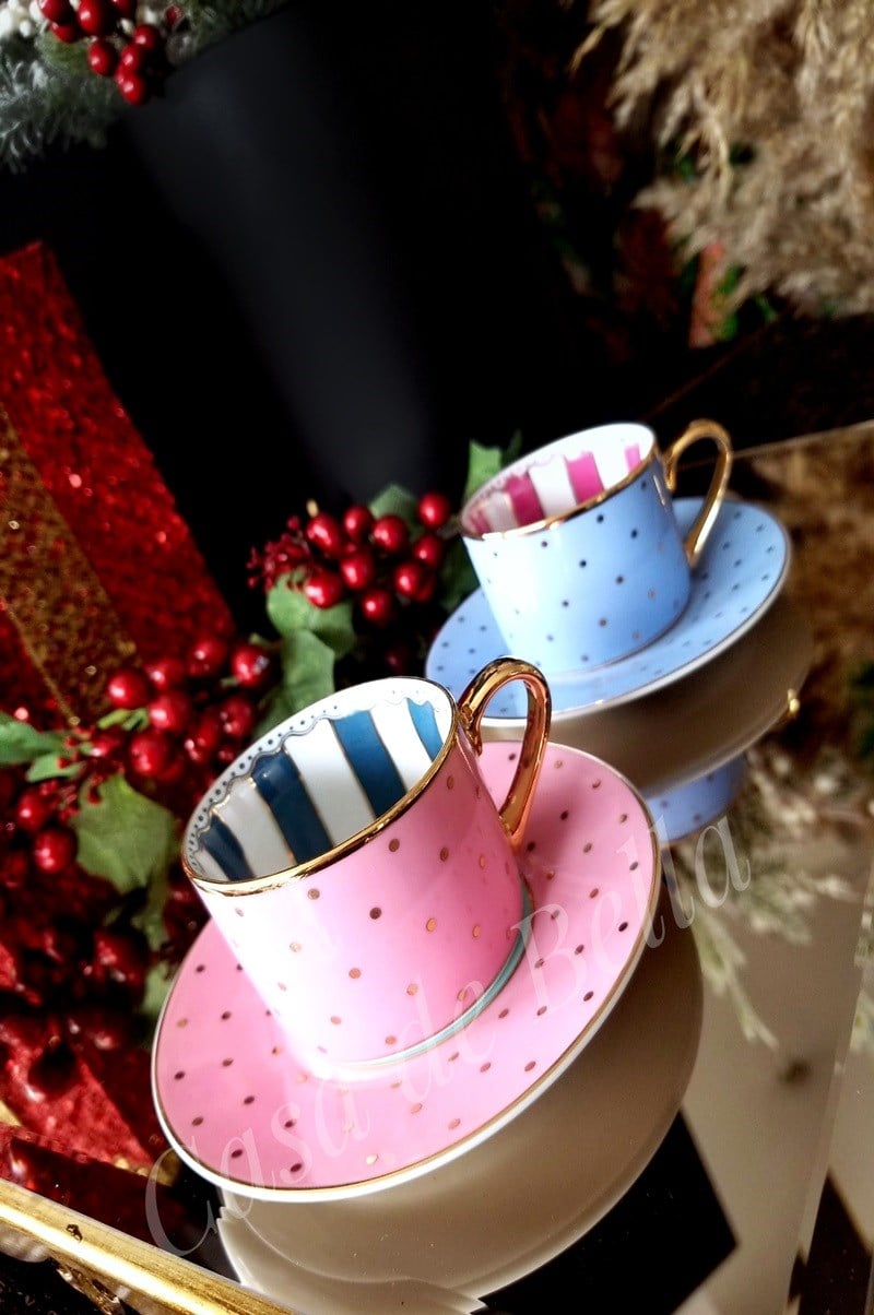 Bone China 2 Kişilik Kahve Fincanı