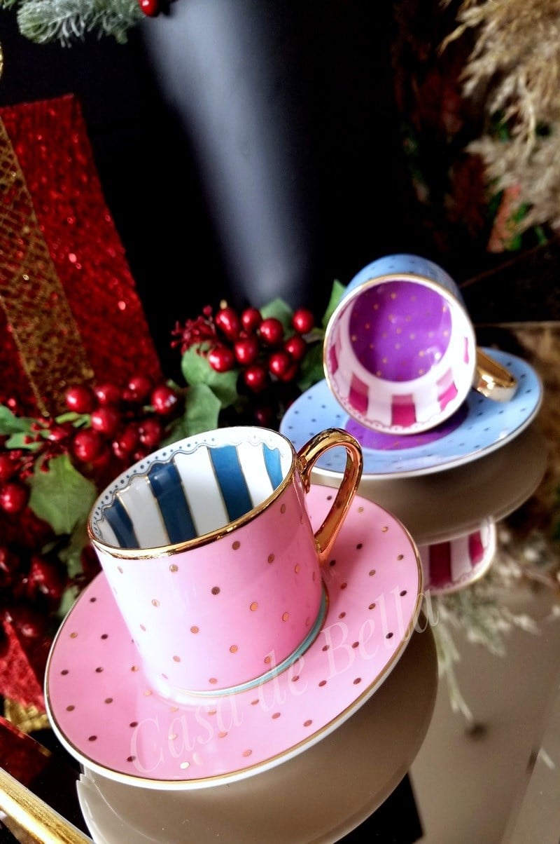 Bone China 2 Kişilik Kahve Fincanı