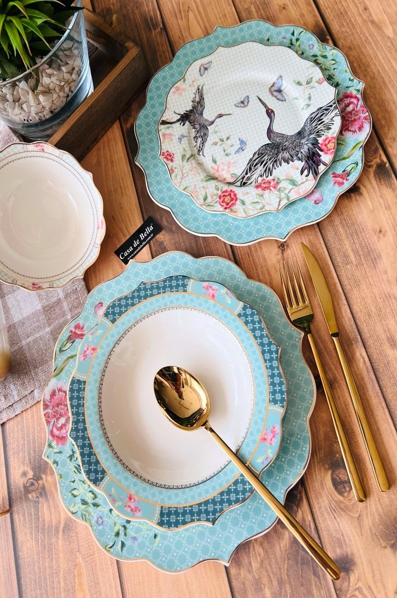 Bone Porselen 24 parça Yemek Takımı