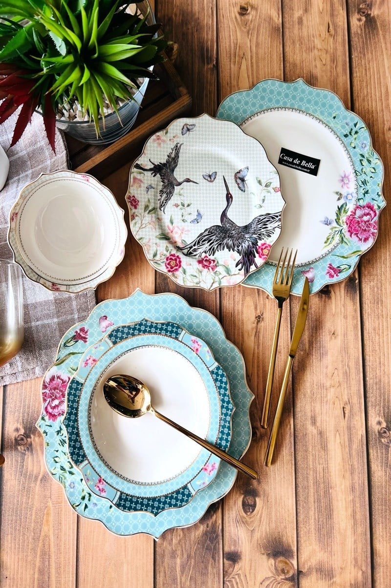 Bone Porselen 24 parça Yemek Takımı