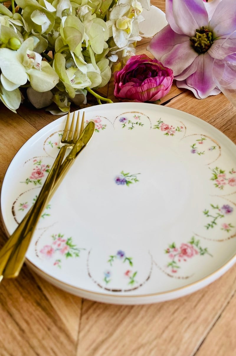 BONE PORSELEN 6 KİŞİLİK PASTA TABAĞI 21CM