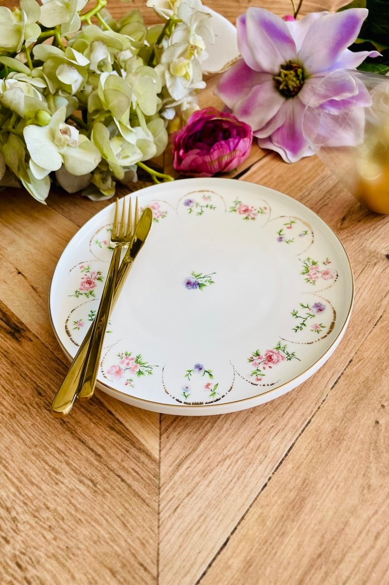 BONE PORSELEN 6 KİŞİLİK PASTA TABAĞI 21CM
