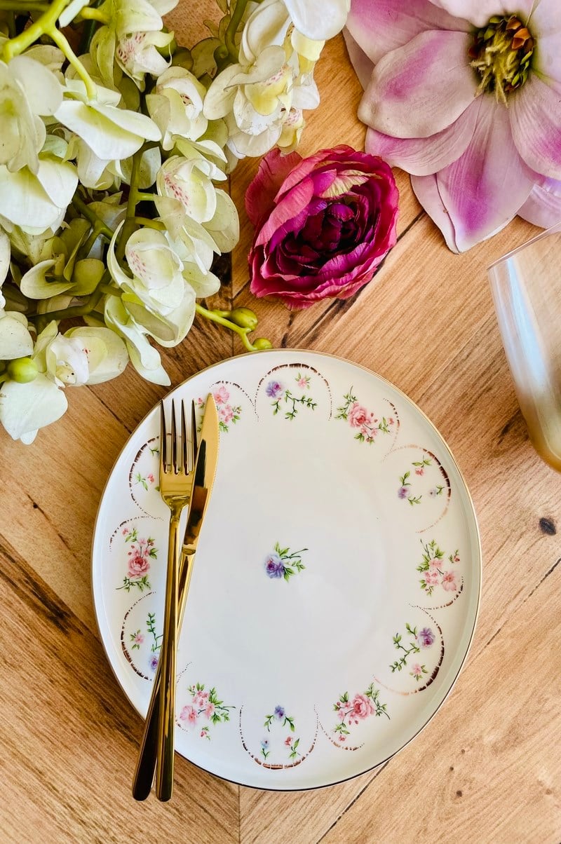BONE PORSELEN 6 KİŞİLİK PASTA TABAĞI 21CM
