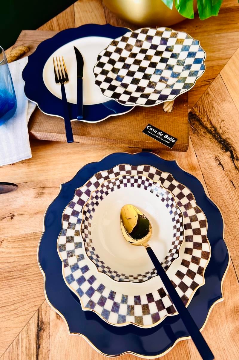 Milano Bone Porselen 24 Parça 6 Kişilik Yemek Takımı