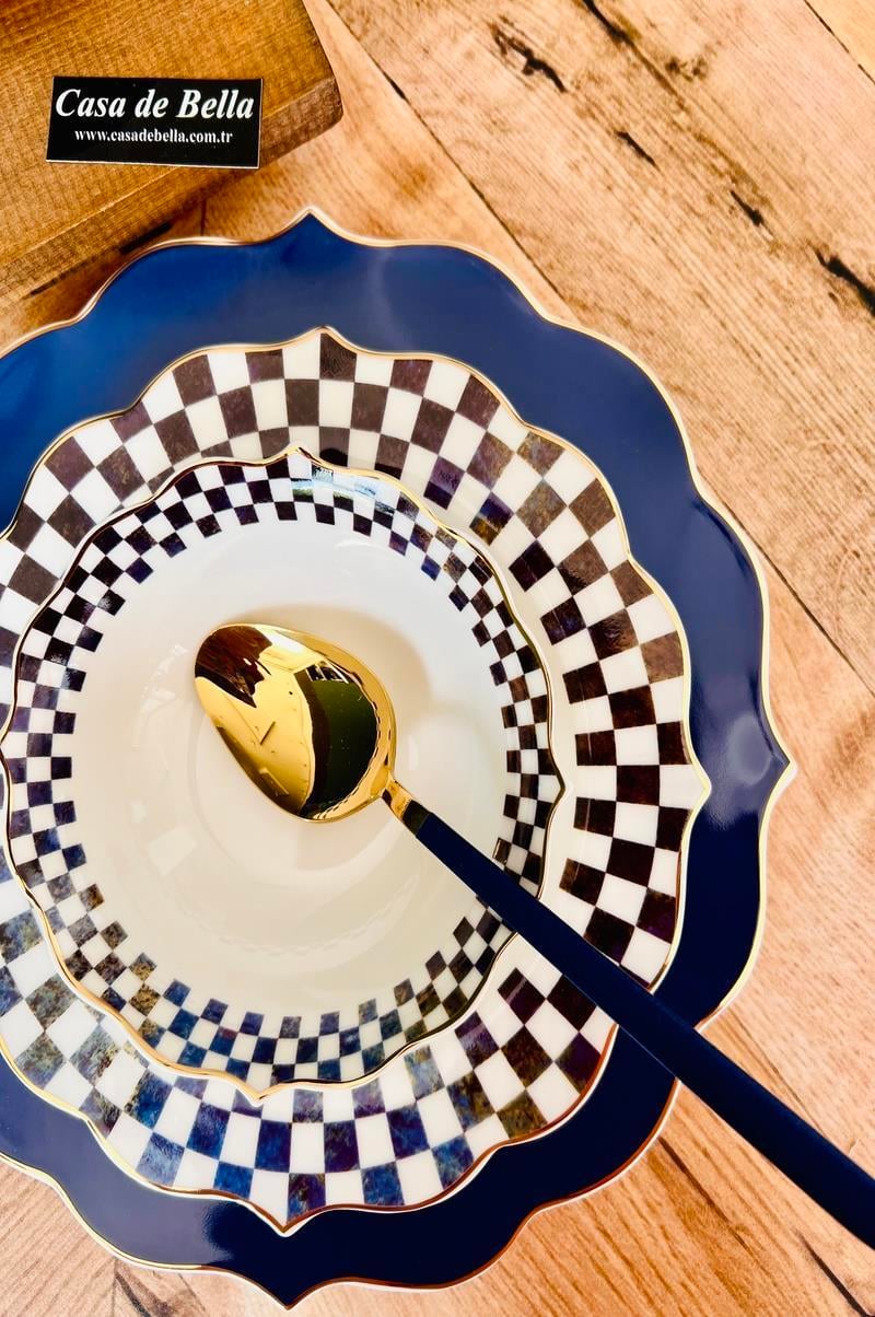 Milano Bone Porselen 24 Parça 6 Kişilik Yemek Takımı
