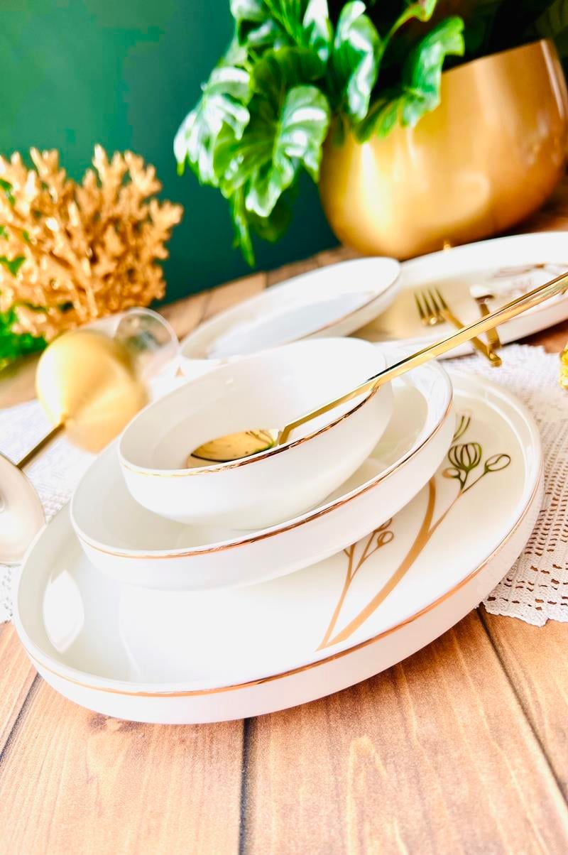 NARİN MODERN 24 PARÇA 6 KİŞİLİK YEMEK TAKIMI