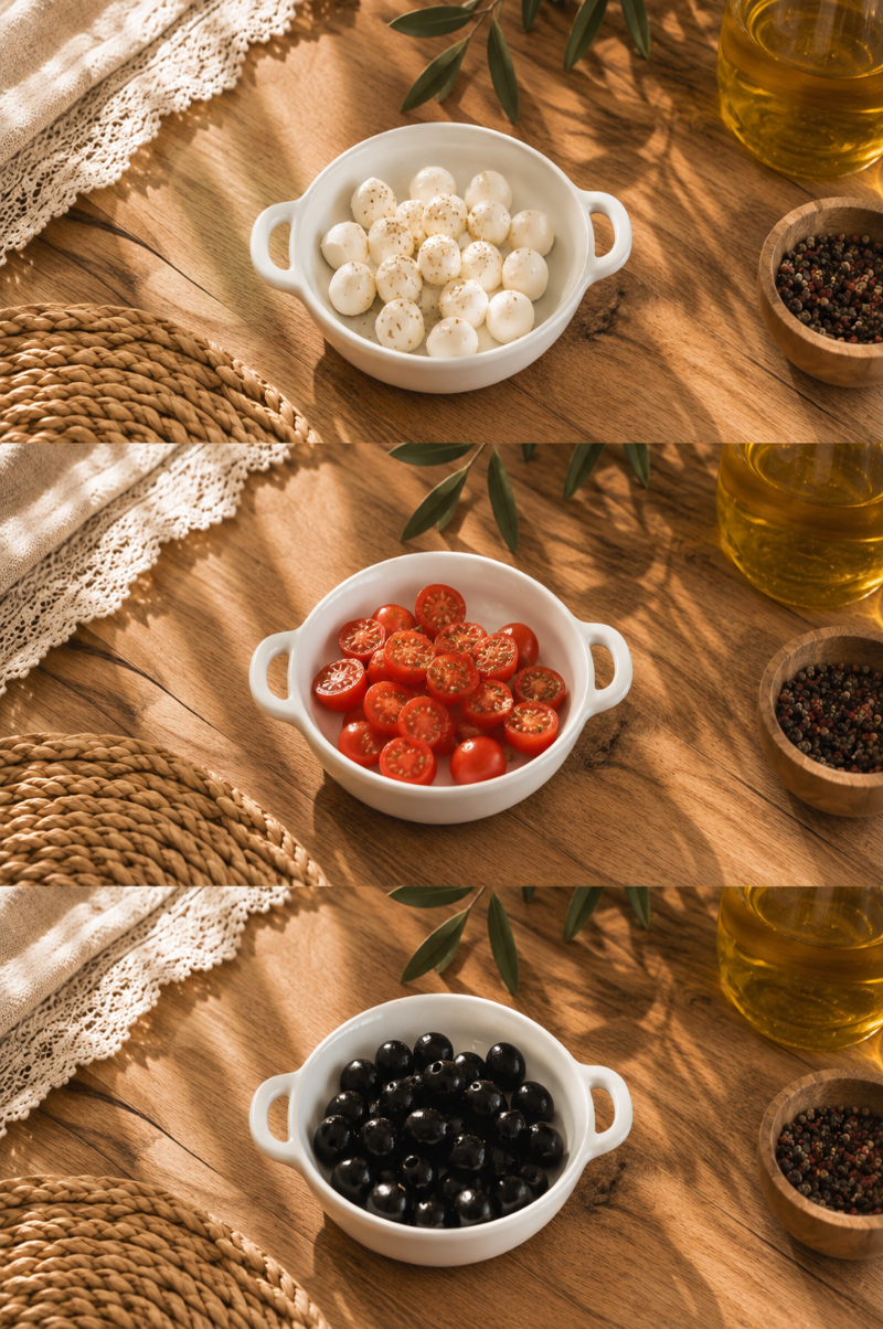 Porselen Kulplu Kahvaltı-Meze Sunum tabağı  15 cm