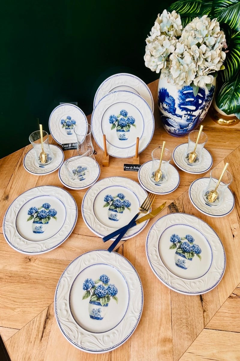 ROYAL 6 KİŞİLİK 24 PARÇA ÇAY PASTA SETİ