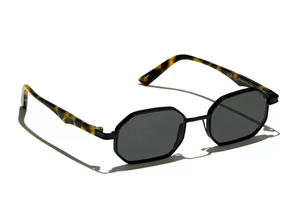 Lgr LGR Axum Black Havana 48 Unisex
