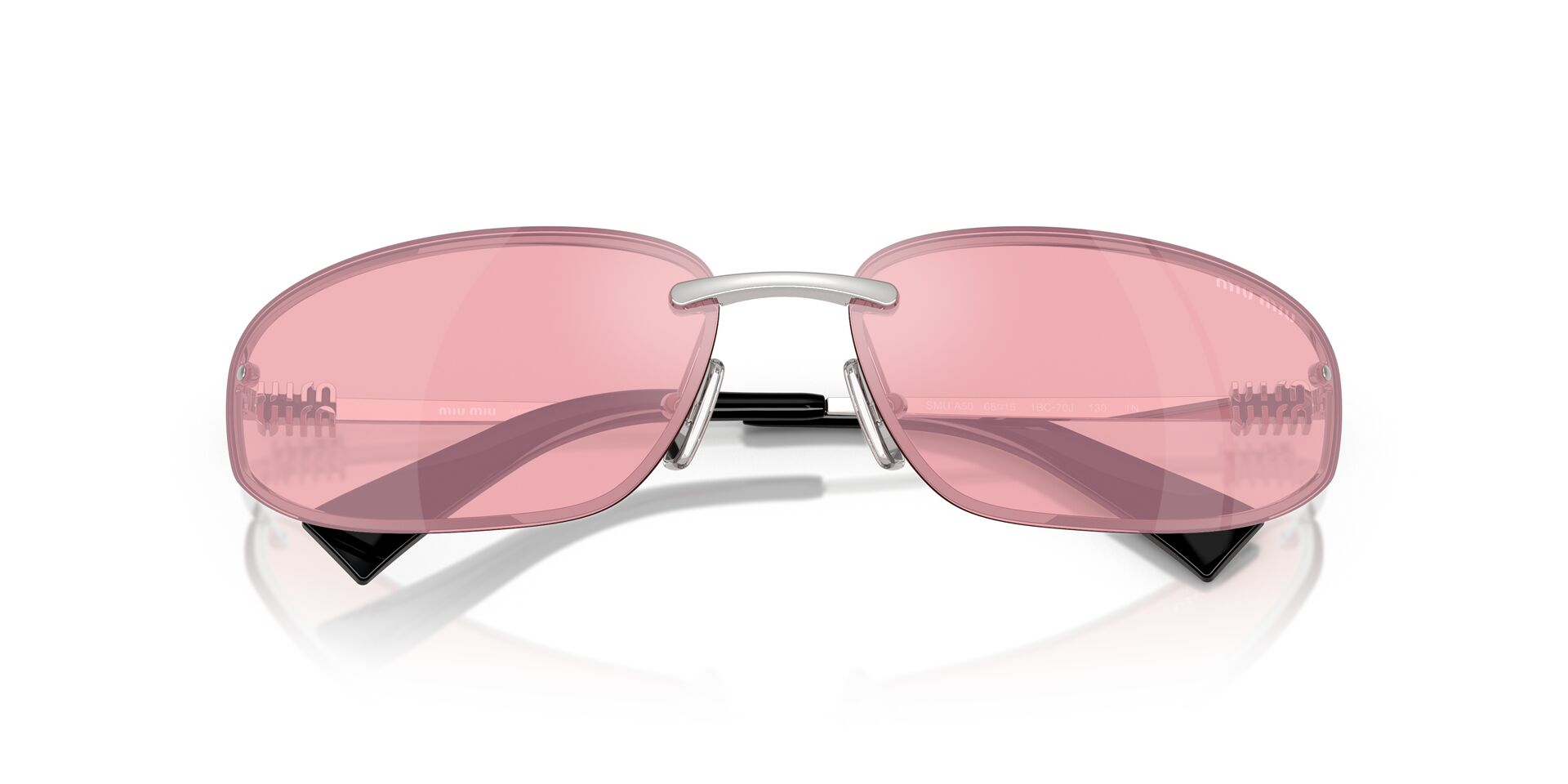 Miu Miu oversized ayna cam UV korumalı gözlük