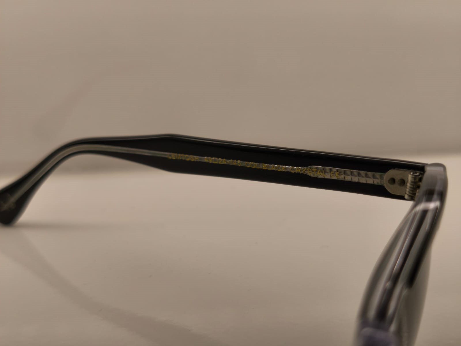 Moscot 00M Lemtosh Black Crystal 49 Unisex