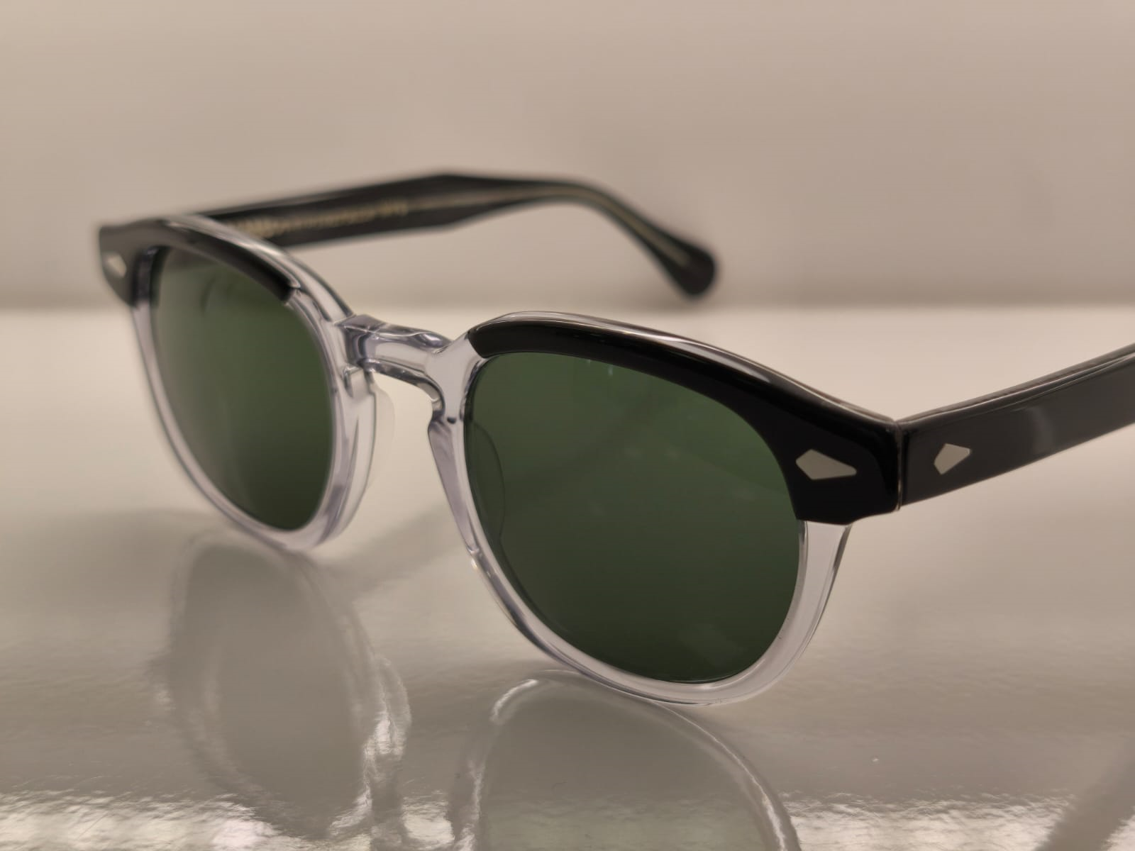 Moscot 00M Lemtosh Black Crystal 49 Unisex