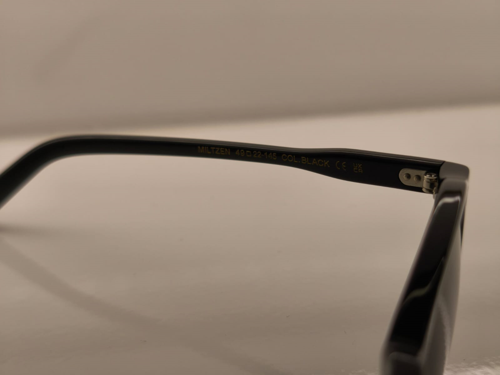 Moscot Miltzen Black 49 Unisex