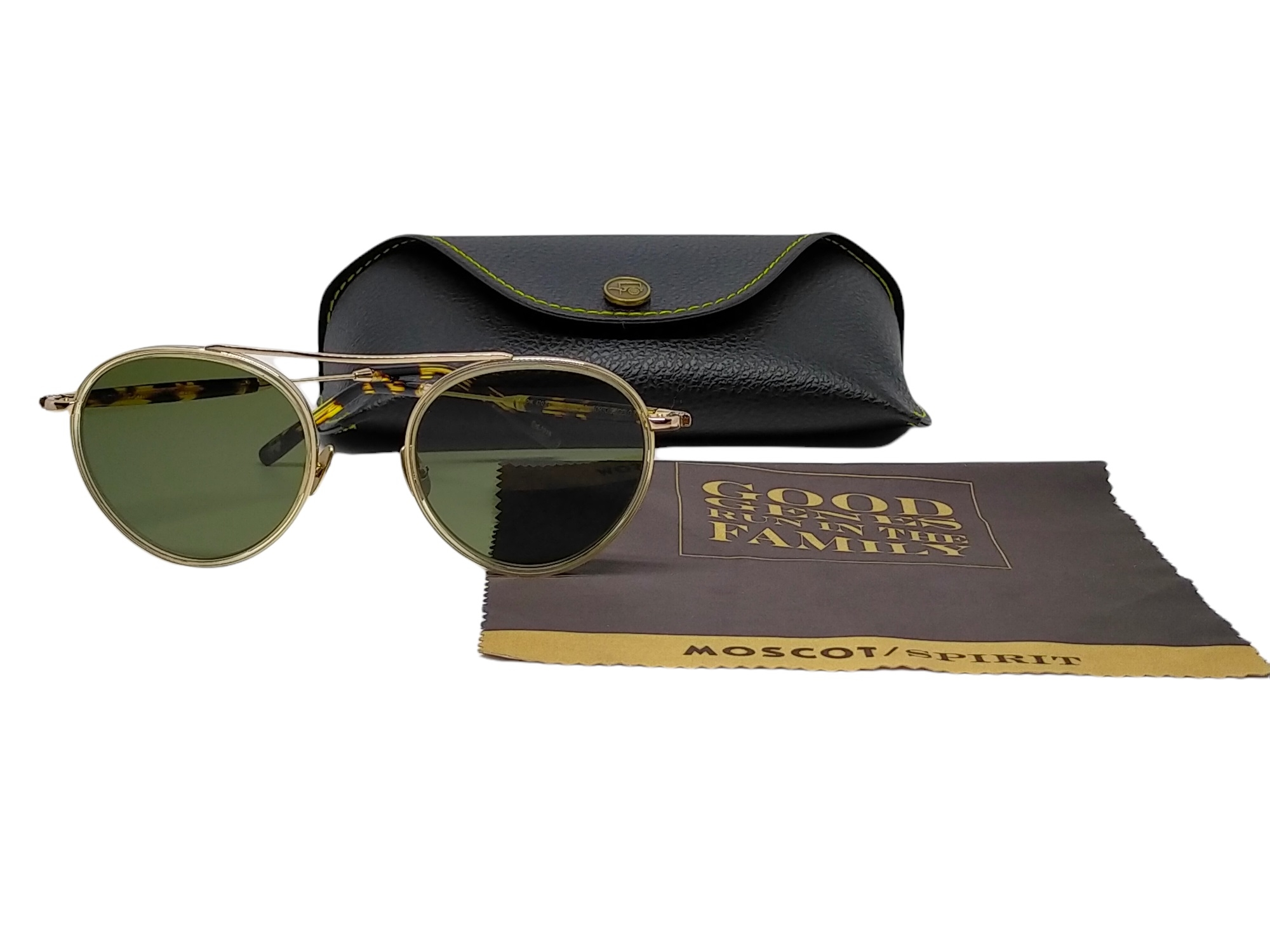 Moscot Pupik Citron/Tortaise Gold 47 Unisex