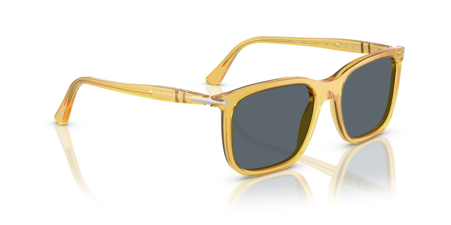 Persol modern tasarım sarı çerçeve gözlük