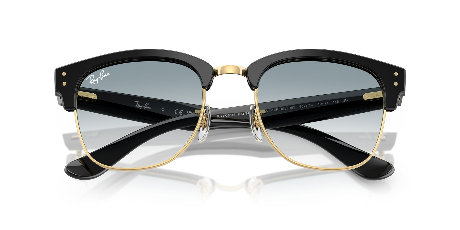Ray-Ban 0RB 0504S Clubmaster Reverse 6677/79 54 Unisex