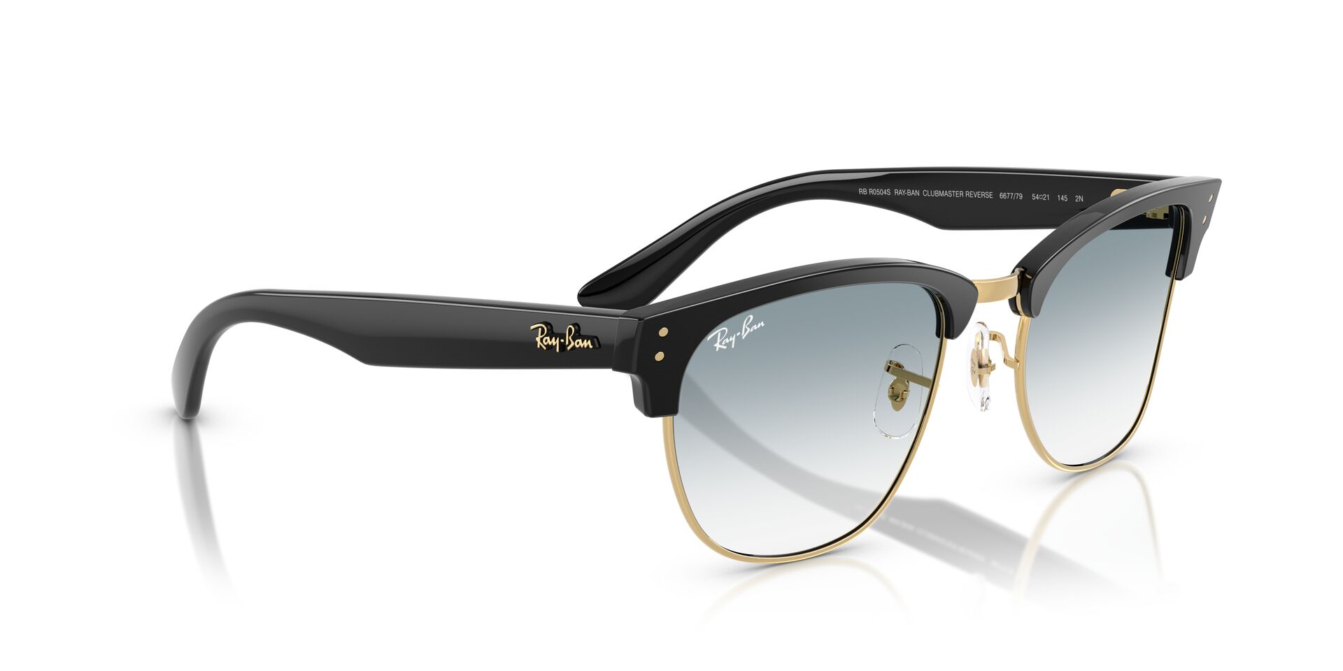 Ray-Ban 0RB 0504S Clubmaster Reverse 6677/79 54 Unisex