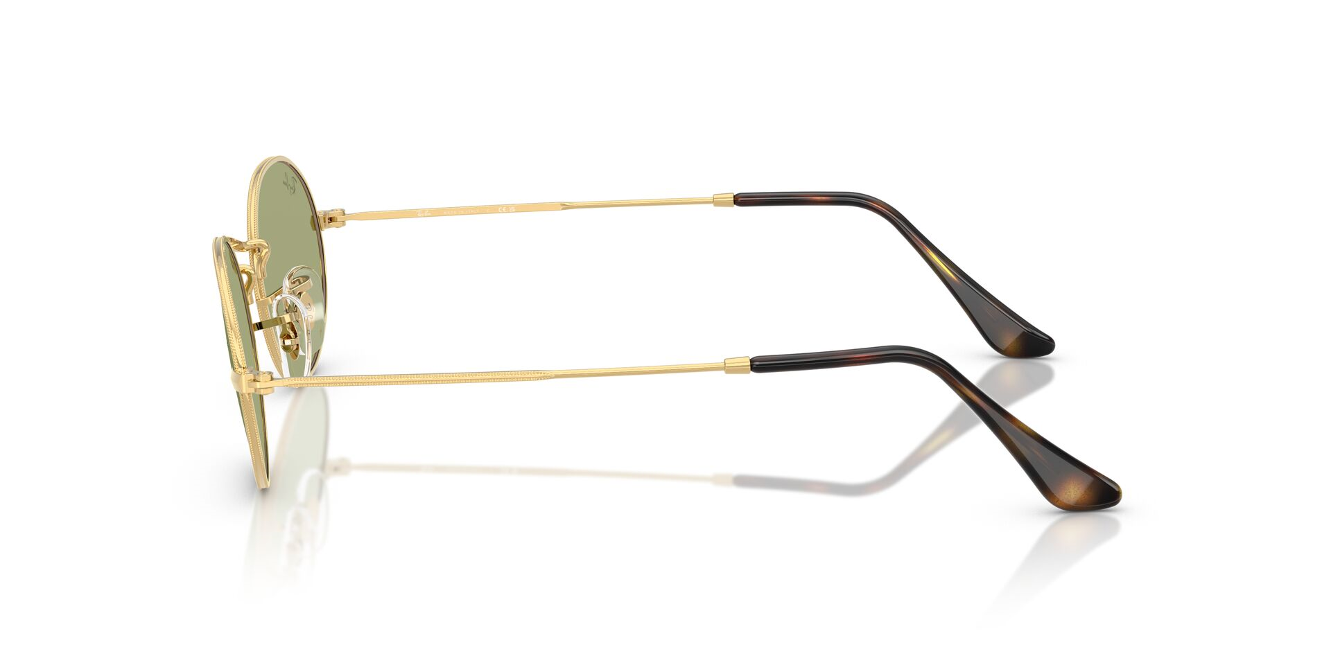 Ray-Ban oval çerçeve açık yeşil güneş gözlüğü