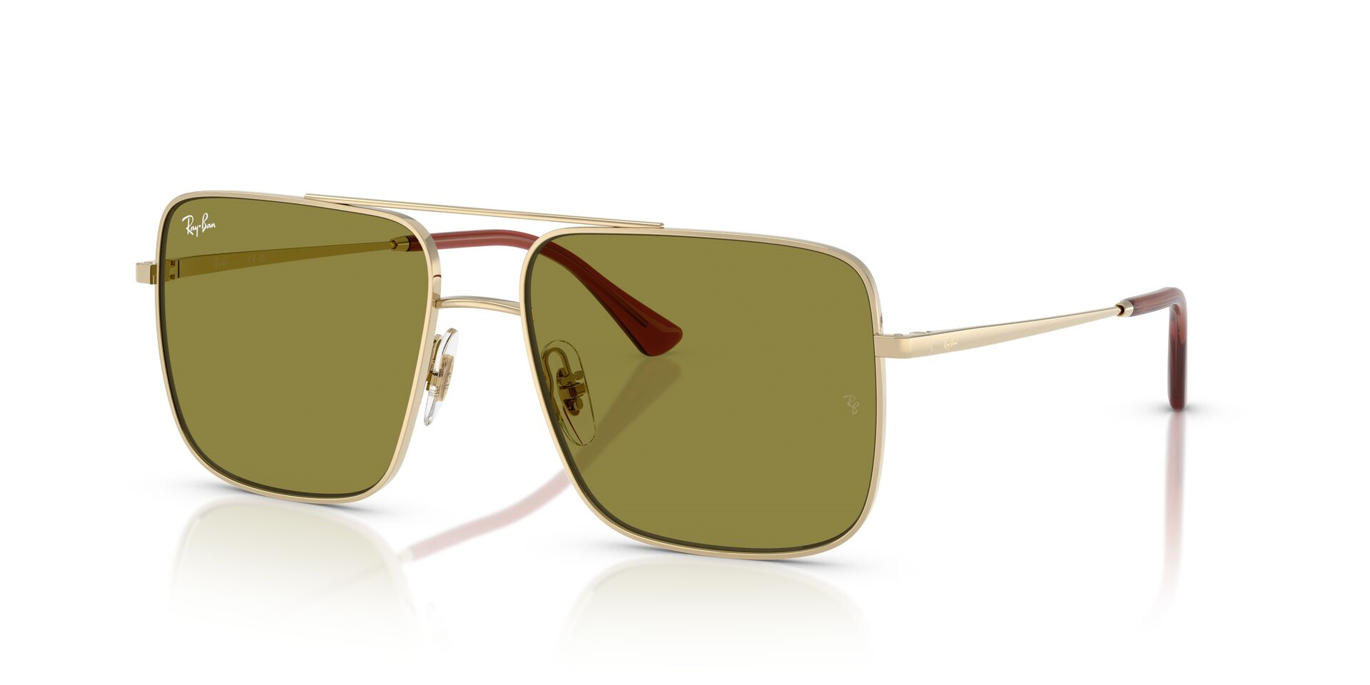 Ray-Ban Ari gold frame green lens güneş gözlüğü